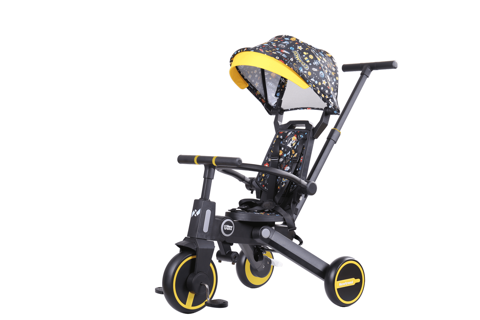 Newtronx Adventure Pro foldable toddler tricycle, Cosmo edition